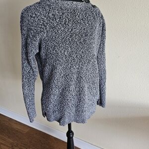 LOFT Women's Monochrome Knit Cotton Sweater Size M